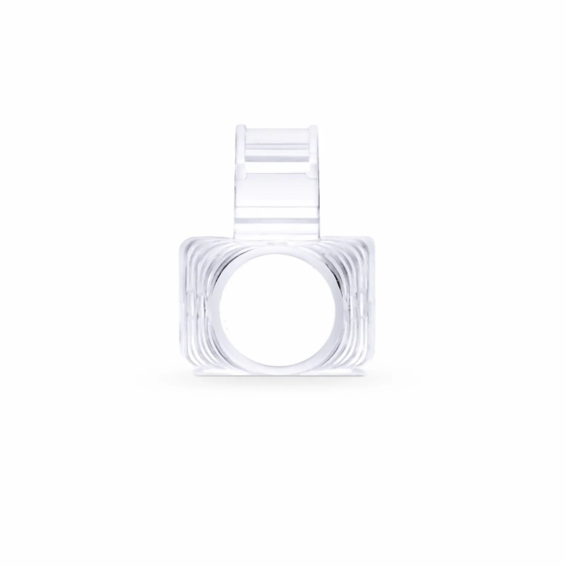 Cat6 RJ45 Strain Relief Boots, 6.0-6.5mm OD for Cat6 UTP 23~24AWG, F/UTP 26AWG Ethernet Network Cable, Transparent, 50PCS/Pack