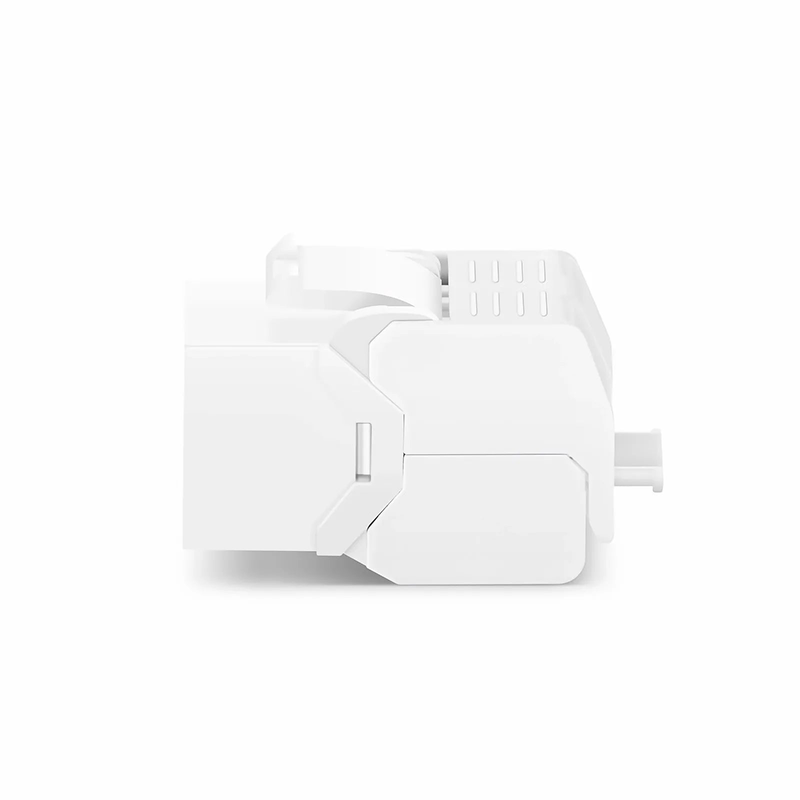 Cat6 RJ45 (8P8C) Unshielded Toolless Keystone Jack Module, White (10 pcs/Pack)