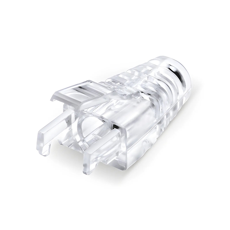 Cat5e RJ45 Strain Relief Boots, 5.8mm OD for Cat5e UTP 24AWG, F/UTP 26AWG Ethernet Network Cable, Transparent, 50PCS/Pack