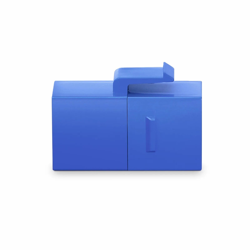 Cat6 Keystone RJ45 Coupler, Unshielded, Female to Female Insert Inline Coupler - Blue (12pcs/Pack)
