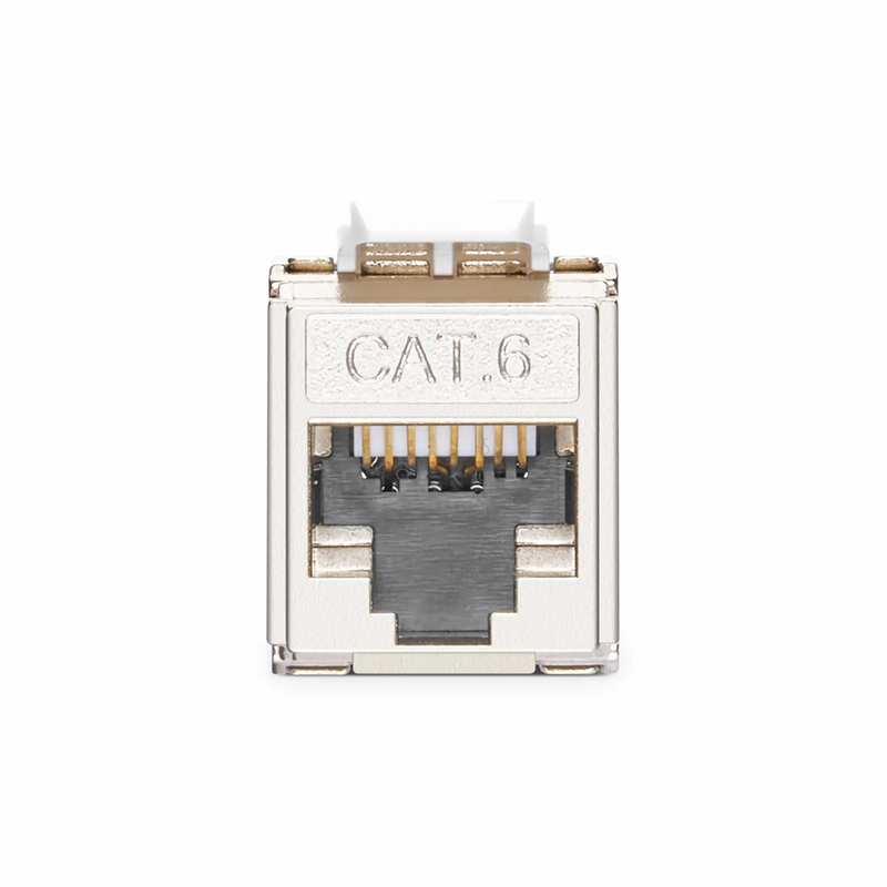 Mini Cat6 RJ45 (8P8C) Shielded Toolless Keystone Jack (12pcs/Pack)