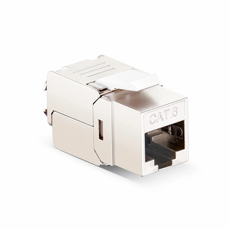 Mini Cat6 RJ45 (8P8C) Shielded Toolless Keystone Jack
