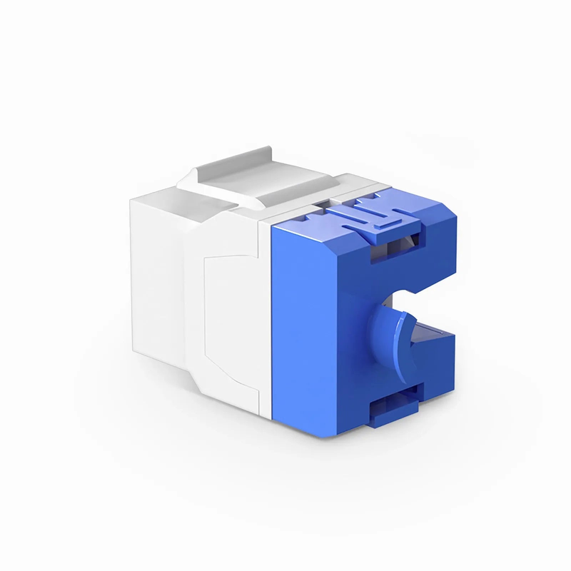 Cat6a RJ45 (8P8C) Unshielded Punch Down Keystone Jack Module, White (10 pcs/Pack)