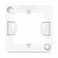 German-Style Single Gang Back Box, White, 3.35'' x 3.35''