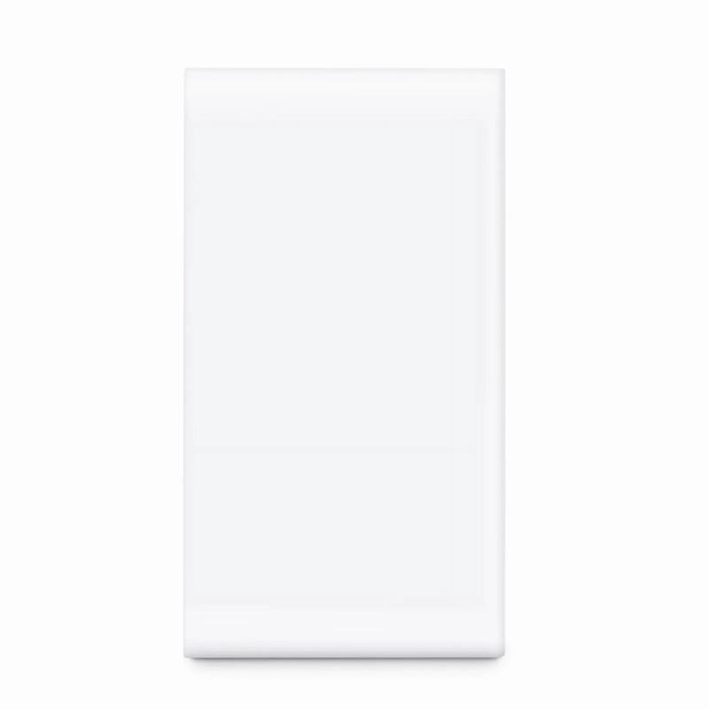German-Style Single Gang Back Box, White, 3.35'' x 3.35''