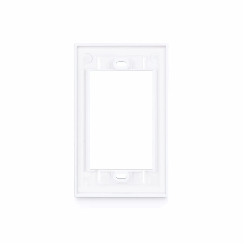 Single-Gang MOS Faceplate Frame, White