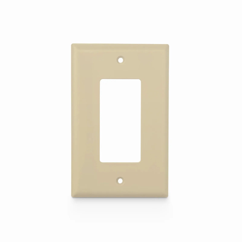 Single Gang FFSystemâ„¢ Screwless Faceplate Frame, White, 4.87"x2.95"