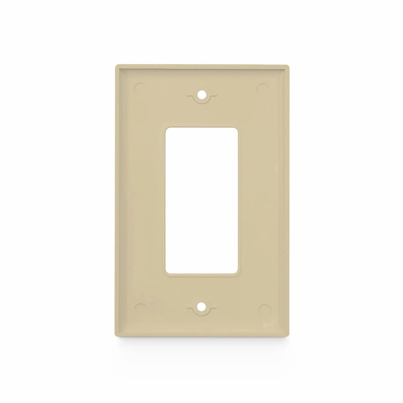 Single Gang FFSystemâ„¢ Screwless Faceplate Frame, White, 4.87"x2.95"