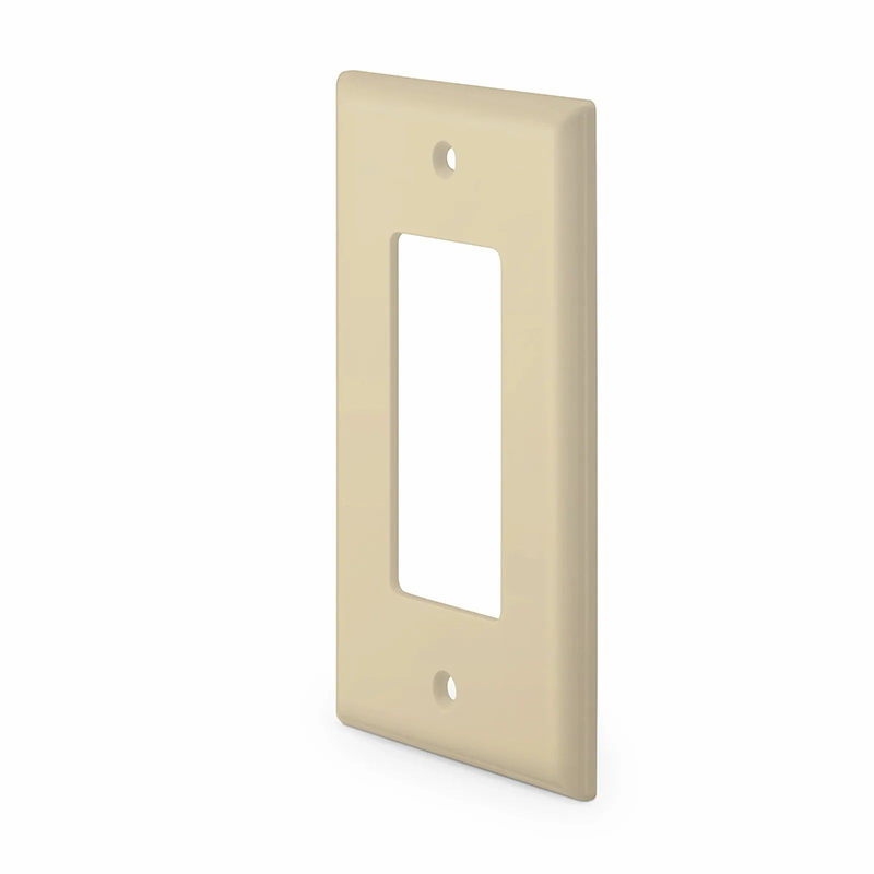Single Gang FFSystemâ„¢ Screwless Faceplate Frame, White, 4.87"x2.95"
