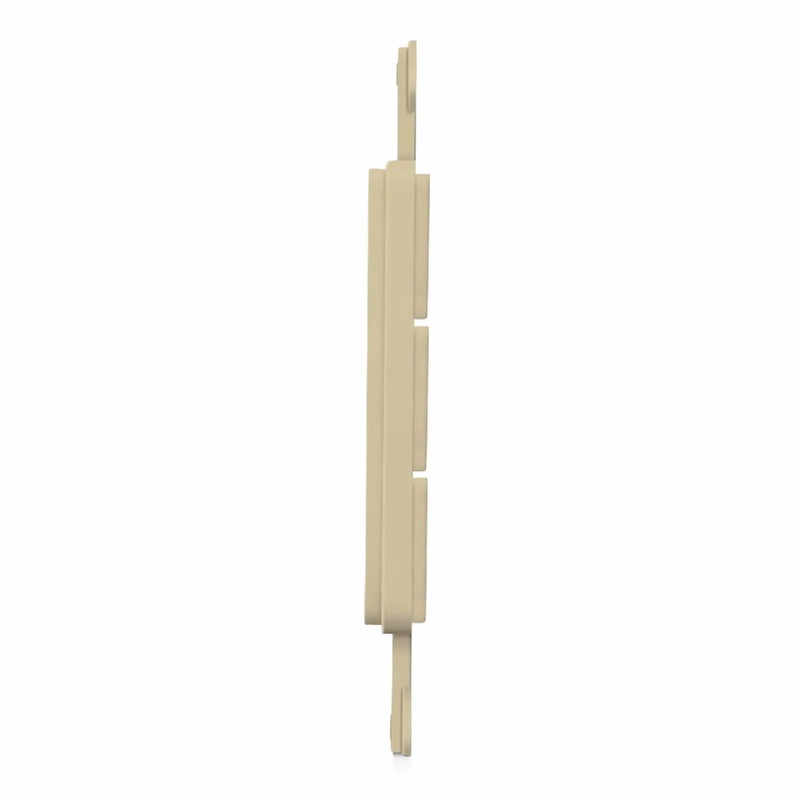 SyncEaseFFSystemâ„¢ Faceplate Frame Keystone Insert, 3 Ports, Ivory, 4.09'' x 1.4''