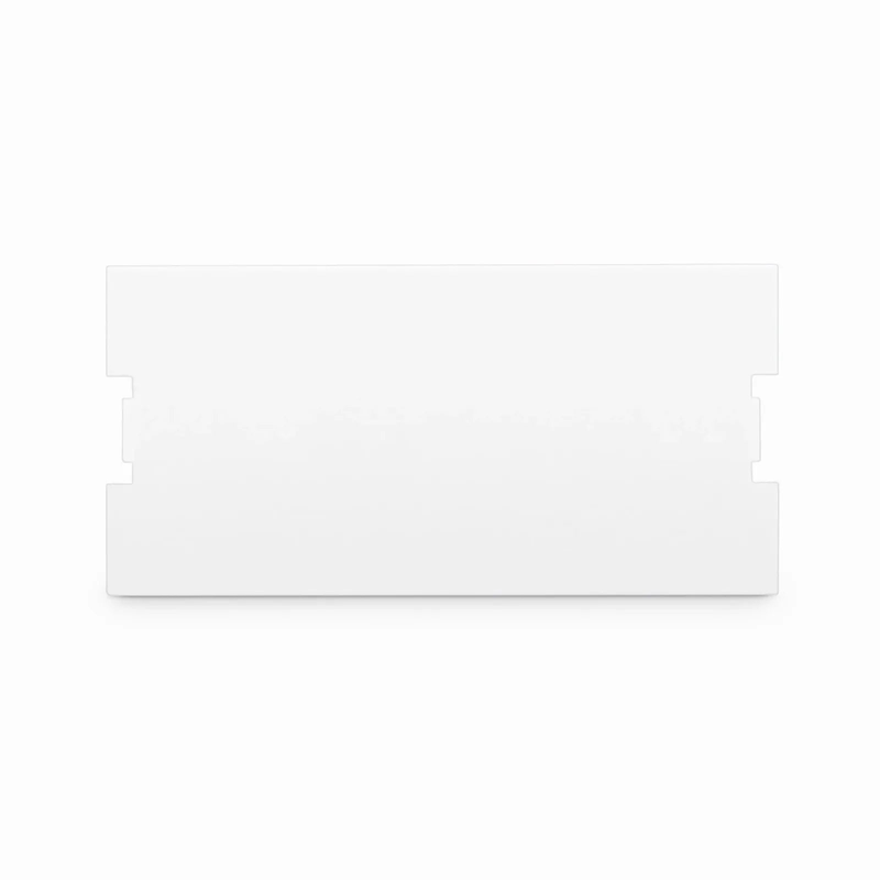 Blank MOS Module, 1 Units High, White