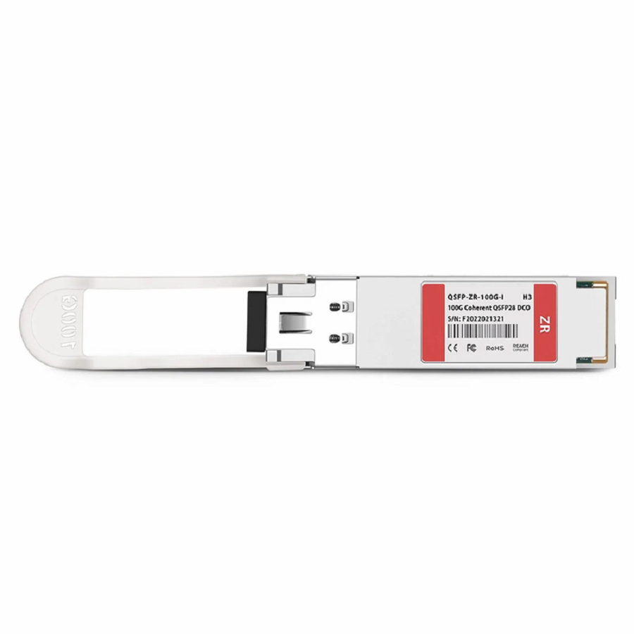 H3C Compatible QSFP28 DCO 100G DWDM C-band Tunable Coherent 80km DOM Duplex LC/UPC SMF Optical Transceiver Module for Transmission(Industrial)