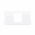 1-Port MOS Adapter, 1 Unit High, White