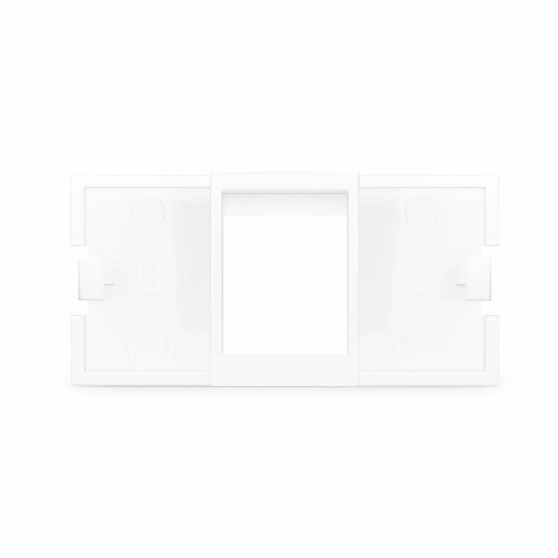 1-Port MOS Adapter, 1 Unit High, White
