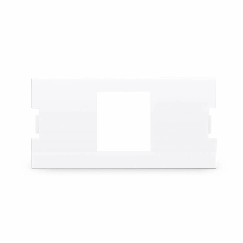 1-Port MOS Adapter, 1 Unit High, White
