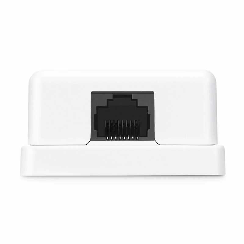 Cat6 RJ45 Unshielded Surface Mount Box, 1 Port, White
