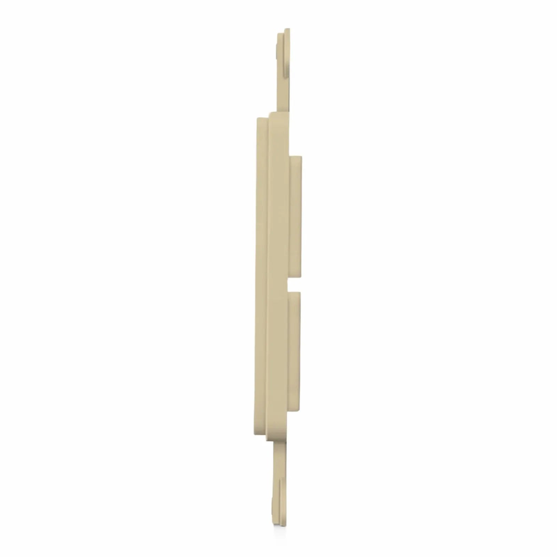 SyncEaseFFSystemâ„¢ Faceplate Frame Keystone Insert, 2 Ports, Ivory, 4.09'' x 1.4''
