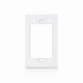Single-Gang MOS Faceplate Frame, White