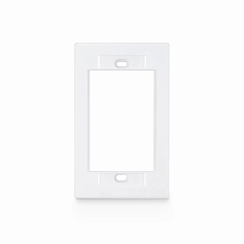 Single-Gang MOS Faceplate Frame, White