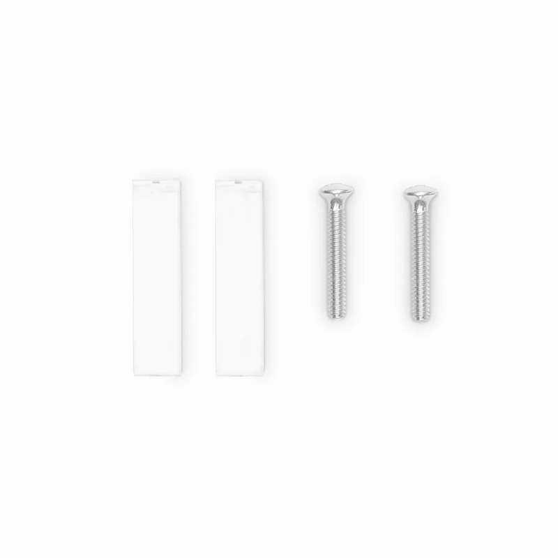 Single-Gang MOS Faceplate Frame, White