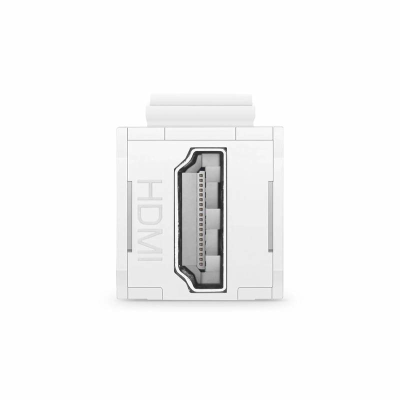 HDMI Feedthrough SyncEase Connector, White Housing