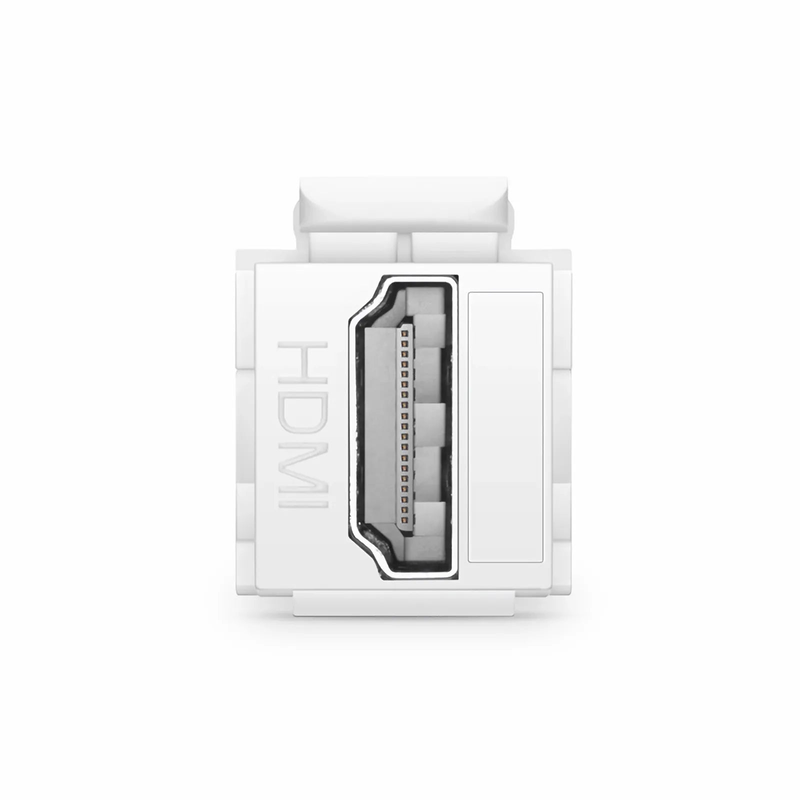 HDMI Feedthrough SyncEase Connector, White Housing