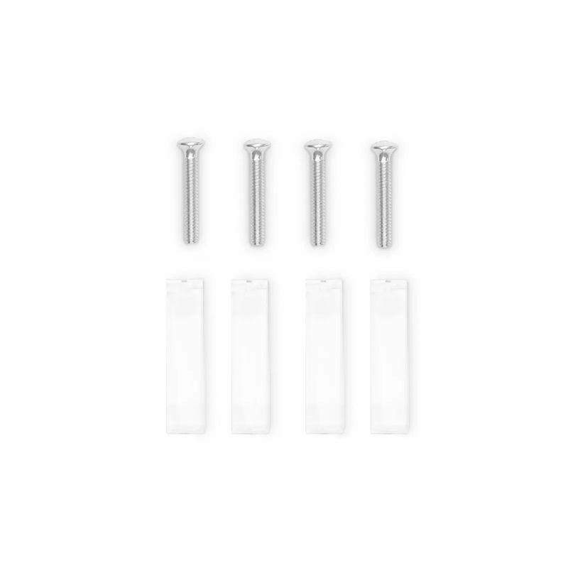Dual-Gang MOS Faceplate Frame, White