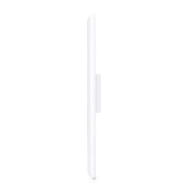 Single Gang Keystone Faceplate, Label Pockets, 1 Port, White, 4.49'' x 2.76''