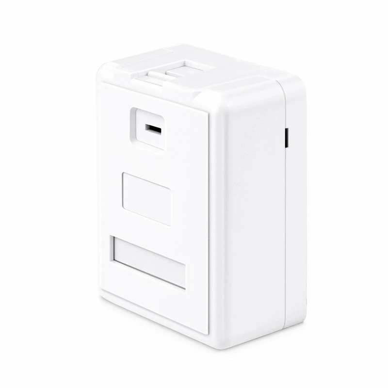 Surface Mount Box, 1 Port, Unloaded, White