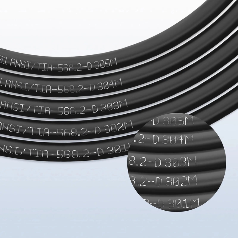 Cat5e Ethernet Bulk Cable, 1000ft (305m), UL Listed, 26AWG Stranded Pure Bare Copper Wire, 350MHz, Shielded (F/UTP), PVC CM, with Reel (Black)