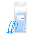 100-Pack 4in.L x 0.1in.W Self-Locking Nylon Cable Ties, Blue