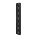 Vertical Dual Sided Steel Cable Manager, 45RU, Bend Radius Finger, 5.5 in. Wide