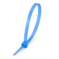 100Pcs/Pack 6in.L x 0.15in.W Self-Locking Nylon Cable Ties, Blue