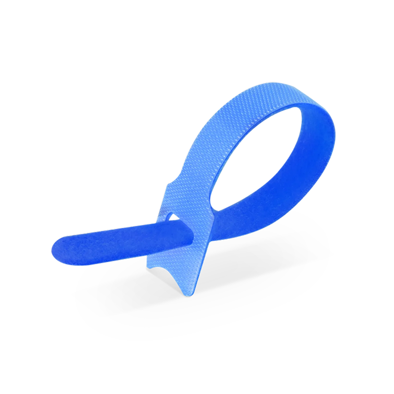 100Pcs/Pack 6in.L x 0.5in.W T-type Reusable Cable Ties, Blue