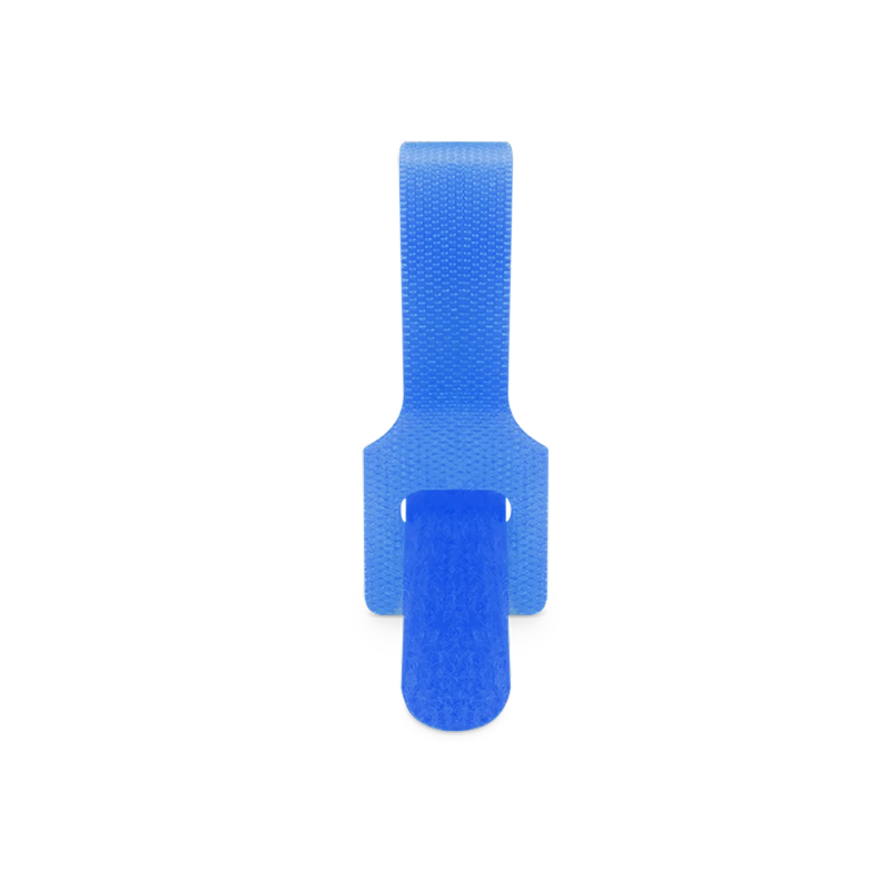 100Pcs/Pack 6in.L x 0.5in.W T-type Reusable Cable Ties, Blue