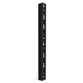 Vertical Single Sided Cable Manager, 45RU, Bend Radius Finger, 4.9 in. Wide