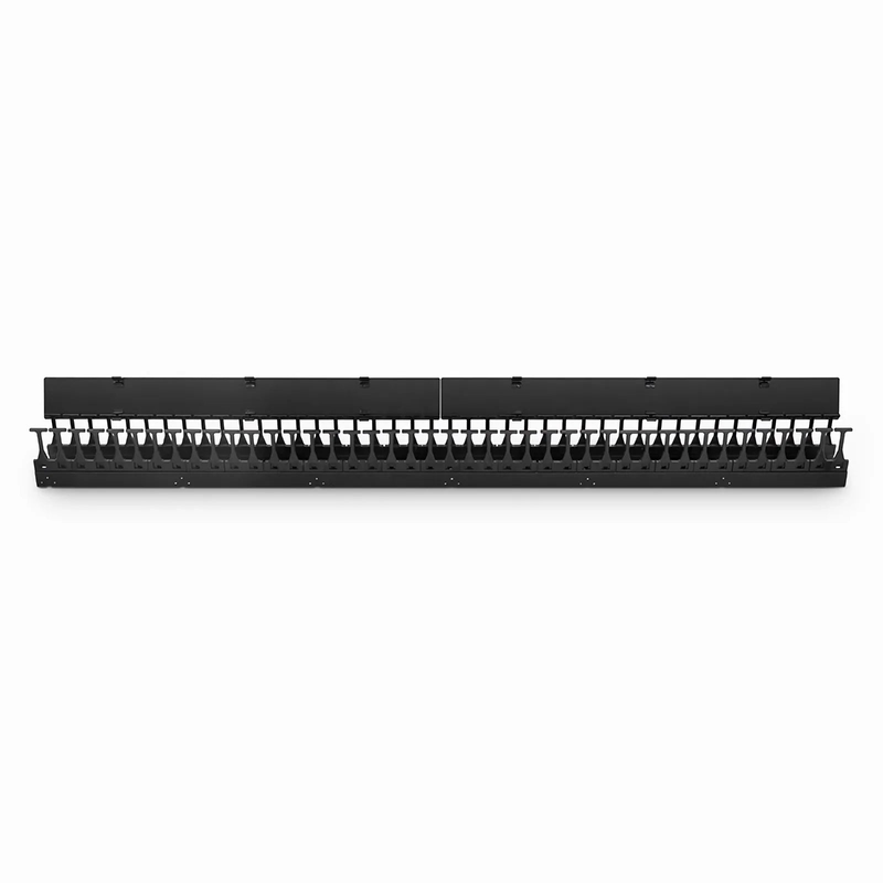 Vertical Single Sided Cable Manager, 42RU, Bend Radius Finger, 3.5 in. Wide