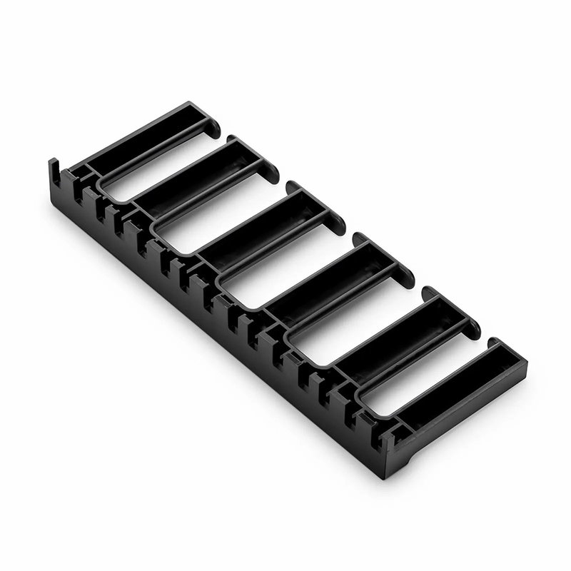 Vertical Single Sided Cable Manager, 5RU, Bend Radius Finger, 1.02 in. Wide