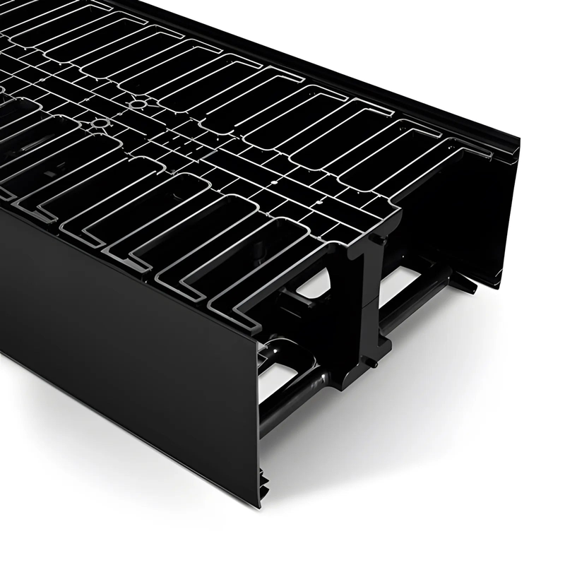 Vertical Dual Sided Cable Manager, 45RU, Bend Radius Finger, 4.9 in. Wide