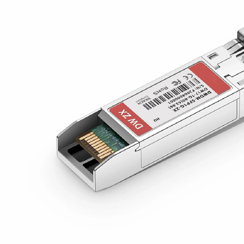 Cisco C28 DWDM-SFP-5494-80 Compatible SFP 1000BASE-DWDM 1554.94nm 100GHz 80km DOM Duplex LC/UPC SMF Optical Transceiver Module for Transmission
