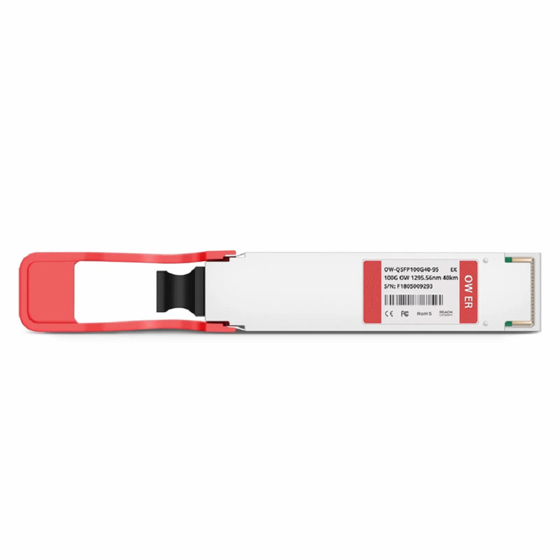 Cisco Compatible QSFP28 100G OWDM 1300.05nm 40km DOM Duplex LC/UPC SMF Optical Transceiver Module for Transmission