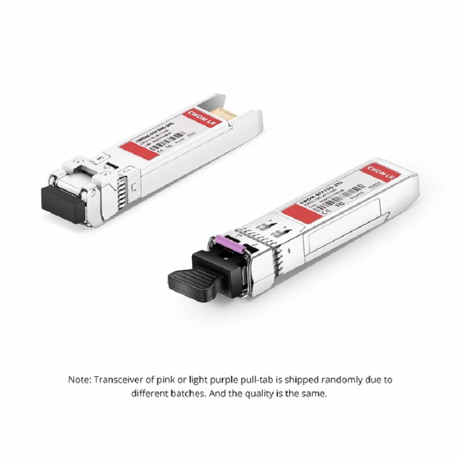 Cisco CWDM-SFP10G-1350-20 Compatible SFP+ 10G CWDM 1350nm 20km DOM Duplex LC/UPC SMF Optical Transceiver Module for Transmission
