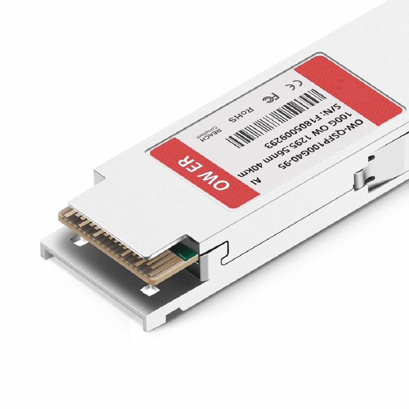 Cisco C25 C26 Compatible QSFP28 100G DWDM PAM4 80km (Require EDFA and TDCM) DOM Duplex CS/UPC SMF Optical Transceiver Module for Transmission