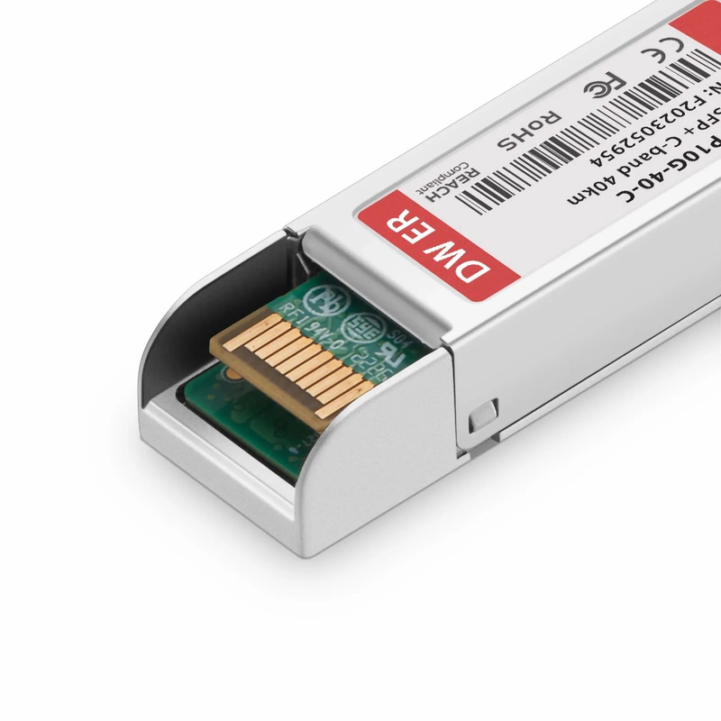 Cisco Compatible SFP+ 10G DWDM C-band Tunable 96Chs 50GHz 40km DOM Duplex LC/UPC SMF Optical Transceiver Module for Transmission