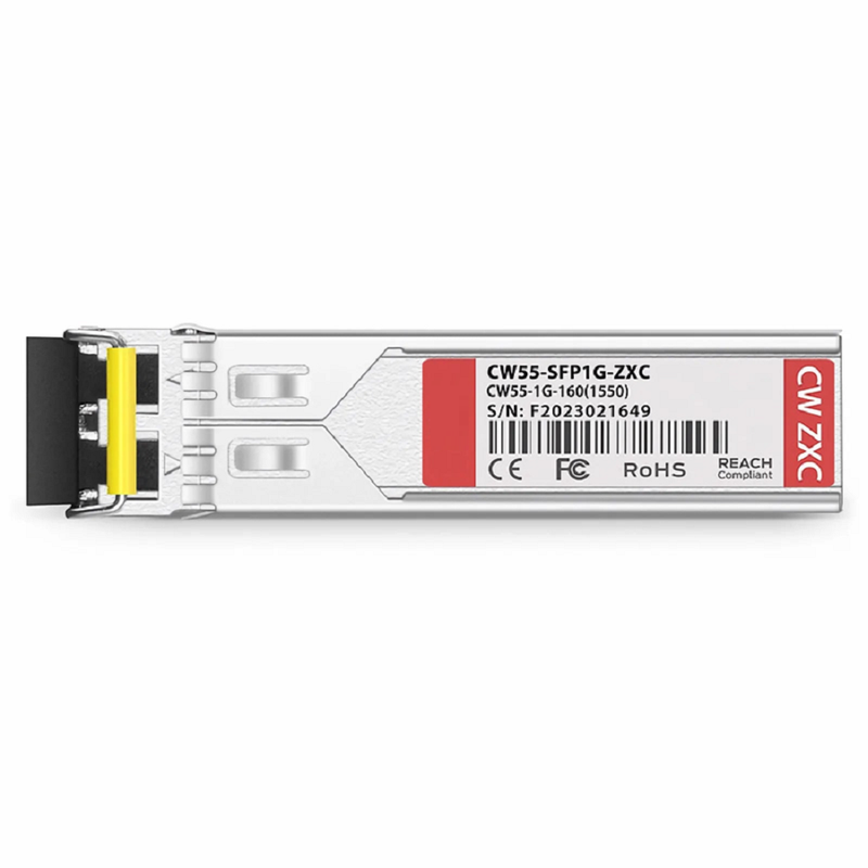 Cisco Compatible SFP 1000BASE-CWDM 1590nm 160km DOM Duplex LC/UPC SMF Optical Transceiver Module for Transmission