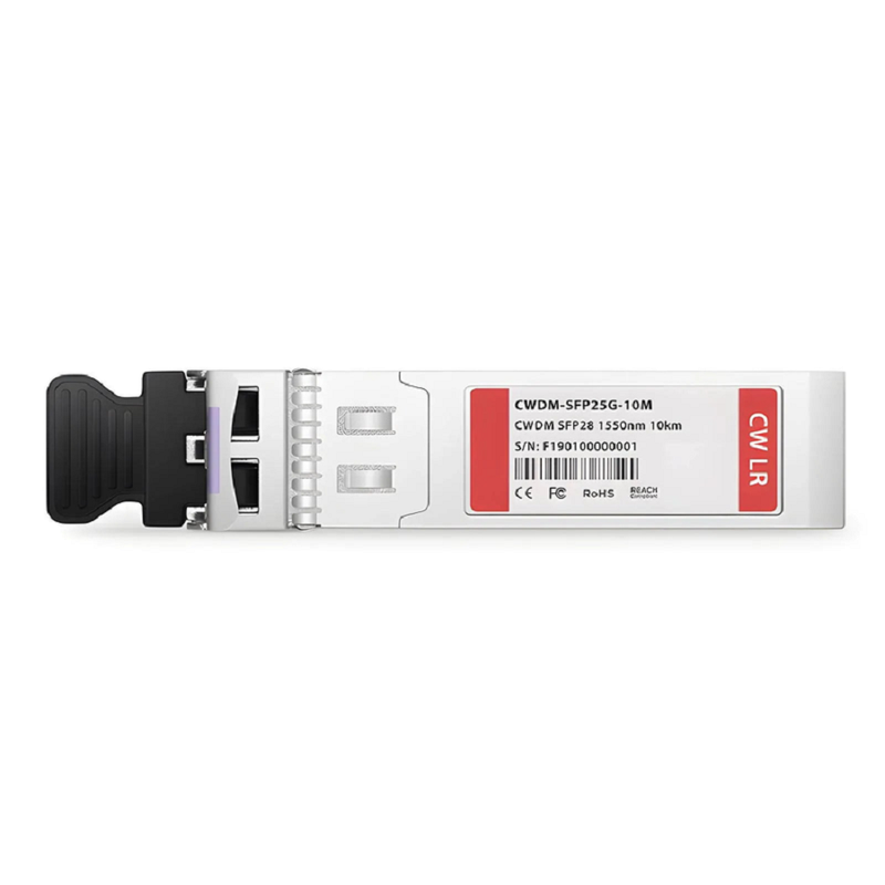 Cisco CWDM-SFP25G-1510-10 Compatible SFP28 25G CWDM 1510nm 10km DOM Duplex LC/UPC SMF Optical Transceiver Module for Transmission
