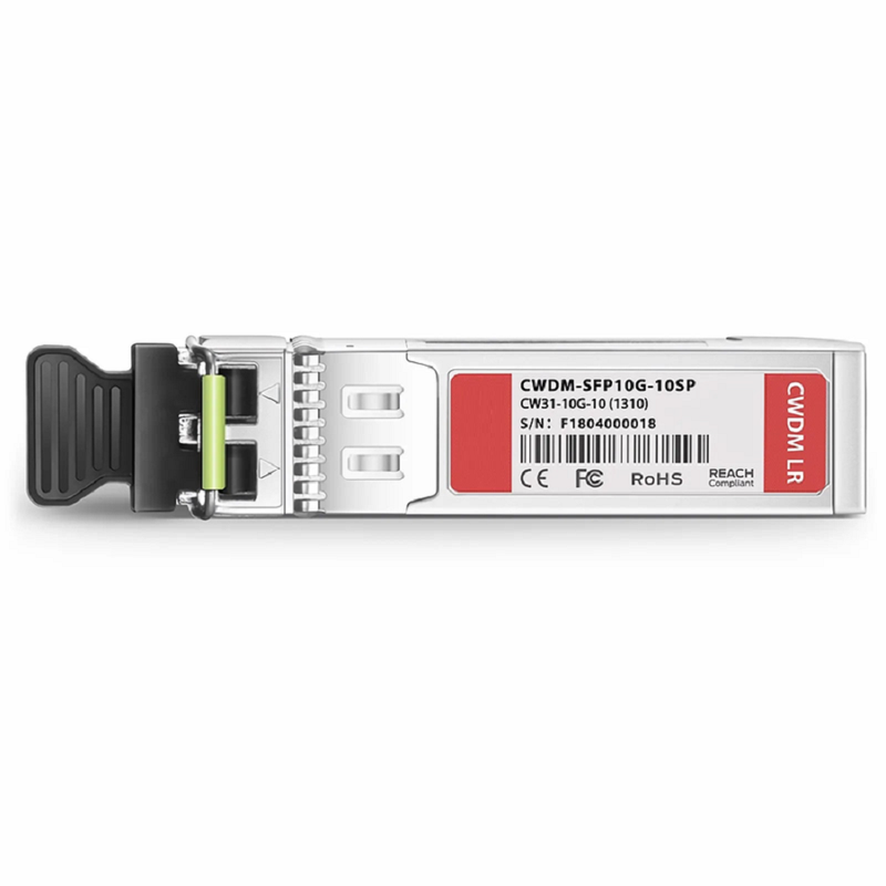 Mikrotik Compatible SFP+ 10G CWDM 1270nm 10km DOM Duplex LC/UPC SMF Optical Transceiver Module for Transmission