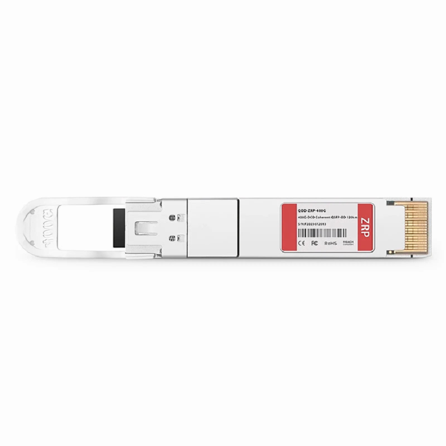 Cisco QDD-400G-ZRP-S Compatible QSFP-DD DCO 400G DWDM Tunable Coherent ITU CH13-CH61 50GHz >120km DOM Duplex LC/UPC SMF Optical Transceiver Module for Transmission
