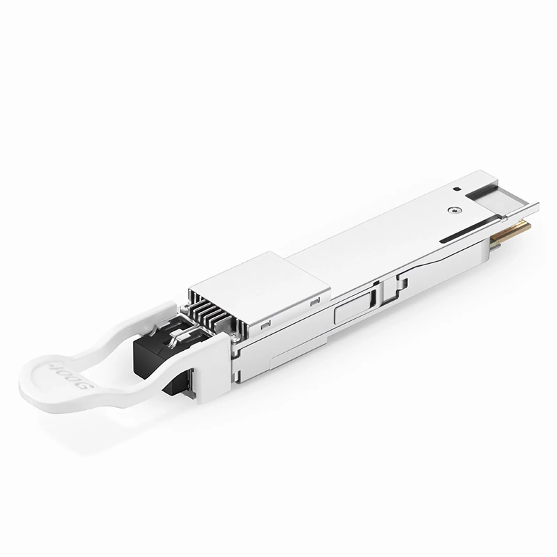 QSFP-DD DCO 400G DWDM Tunable Coherent ITU CH13-CH61 50GHz >120km DOM Duplex LC/UPC SMF Optical Transceiver Module for Transmission