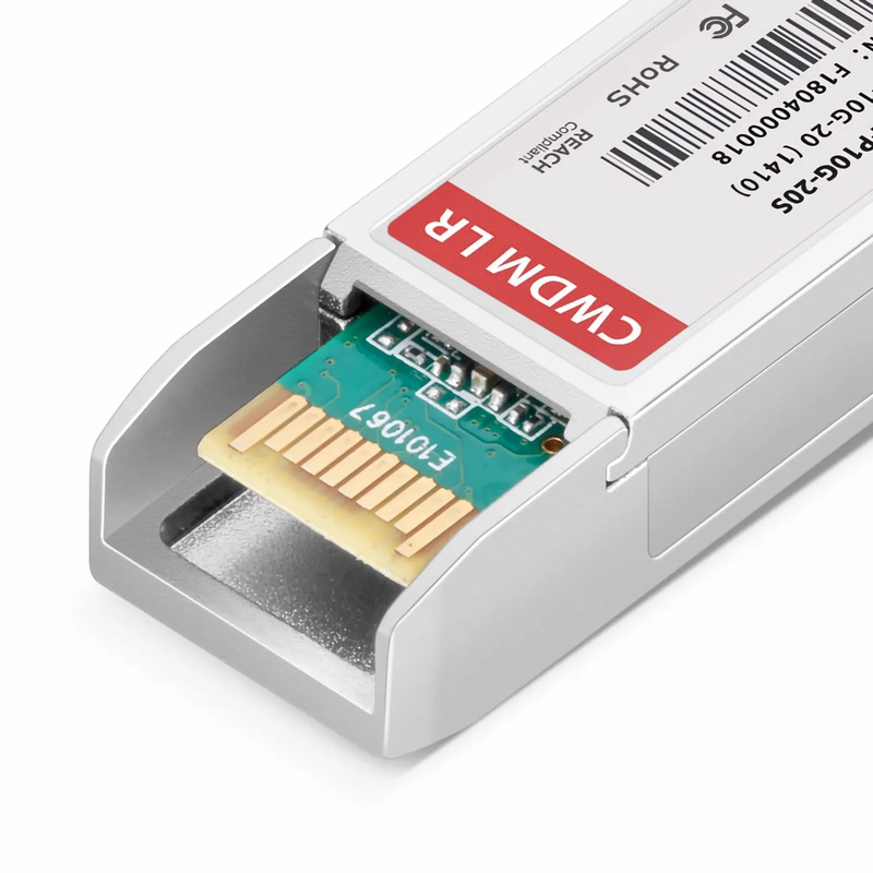 Cisco CWDM-SFP10G-1410-20 Compatible SFP+ 10G CWDM 1410nm 20km DOM Duplex LC/UPC SMF Optical Transceiver Module for Transmission